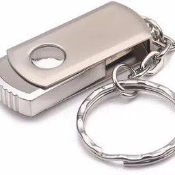 Techbae Mini Metal Keychain Prive ,Corporate Gifting Product, 2.0 8 GB Pen Drive Compatible with Desktop Computer, Laptop, Television USB 2.0 Metal Case image 1