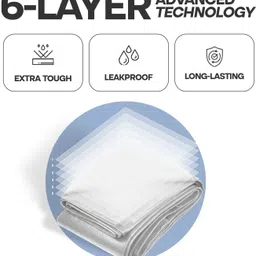 double kissan 6FTX6FT-80-T Tent - For Suitable For: Household Storage, Balcony Shade, 2-Wheeler Cover, Rain Protection image 3