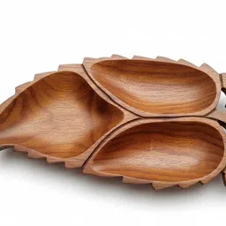 Handcrafted Wooden Serving Tray | Tea & Coffee Tray for Kitchen 6x8 Inch Tray Serving Set-image-17