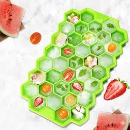 dreamy delights Green Silicone, Plastic Ice Cube Tray image 3