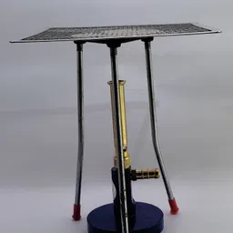 moolenterprises laboratory Bunsen burner with tripod stand and wire gauge (set of 3) Laboratory Bunsen Burner image 2