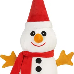 teddy town Snowman Soft Toy Christmas Gifting Soft Toys For Winter Playtime For kids - 32 cm image 1