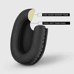 BRAINWAVZ BWAVZ-MDR-PEFBLK Over The Ear Headphone Cushion image 3