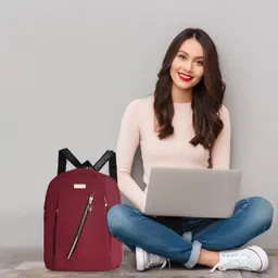 world speed Small 20 L Backpack Casual Small Mini Travel Tuition Shoulder College Use Backpack For Women image 3