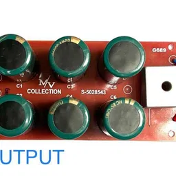 m v collection 6 CAPACITOR AC DC SUPPLY AC TO DC CONVERTER BOARD Electronic Components Electronic Hobby Kit image 3