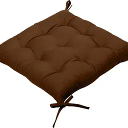 softlife Chair_pad_03 Microfibre Solid Chair Pad Pack of 1 image 2