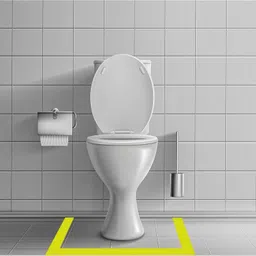 we-fix Vastu Tape For Vastu Dosh 4"inch, Power Entrance Tape Portable solution Set Of Single for WC Toilet (Manual) image 4