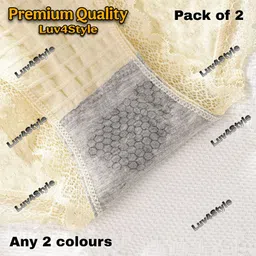 luv4style Pack of 2 Women Hipster Multicolor Panty image 4