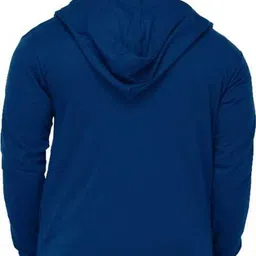 glampanda Men Kimono Style Full Sleeve Blue Shrug image 3