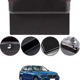 maties Universal Car Side Seat Gap Pocket With Phone,Key,Coin,Wallet Holder Black-312 Car Side Seat Catcher-picture-16