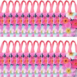 kuber industries PVC Sunflower Bags for Lunch-Grocery-Shopping|Pack of 24|Multicolor Pack of 24 Grocery Bags-picture-11