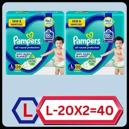 pampers Baby Diapers-L Size(Pack of 2)-25N337 - L-picture-33