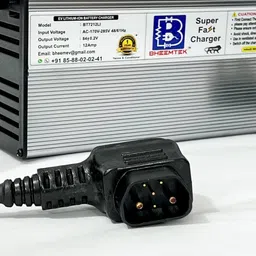 bheemtek Fast Charger 72v Lithium Battery with Bike Connector (Suitable for Revolt RV400) 466 Ah Battery for Bike image 3