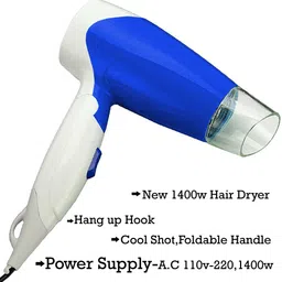 Crostal Corded Profesional Electric Foldable Hair Dryer For Men & Women Hair Dryer image 3