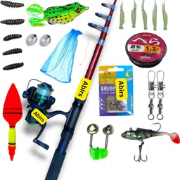 abirs Complete Angler's Arsenal: 210cm Rod and Reel Fishing Combo Set for Prime Performance! Red Fishing Rod-picture-13