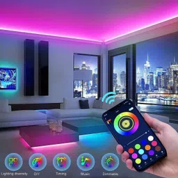 devymimpex 100 LEDs 5 m Multicolor Color Changing Strip Rice Lights image 2
