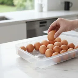24 Grid Egg Organizer Container for Fresh Storage Protection Vanity Box-image-26