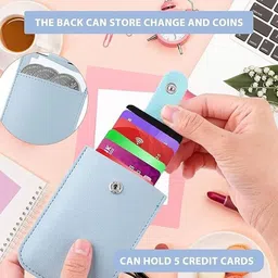 marmoris ecom Men & Women Trendy Multicolor Artificial Leather Card Holder image 2