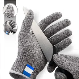 dearow Resistant Gloves, Reusable Protective Hand Gloves for Chopping & Kitchen Safety Rubber Safety Gloves-picture-18