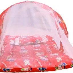 first vision Cotton Kids Washable Baby Bedding Mosquito Net with Pillow upto 6 Months Mosquito Net image 3