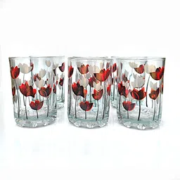 crockware (Pack of 6) Glass_Pack of 06_A127 Glass Water/Juice Glass image 3