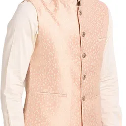 turtle Self Design Men Waistcoat image 3