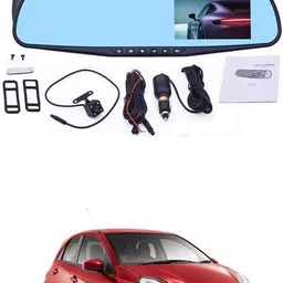 lovmoto Universal For Car Dual Lens Dvr Dash Camera 4.3inch Rearview Mirror For Br-io Universal For Car Dual Lens Dvr Dash Camera 4.3inch Rearview Mirror For Br-io Parking Sensor image 1