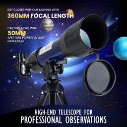 Cezo Land and Sky Watching Astronomical Telescope Refractor With Mobile Holder Reflecting Telescope image 2