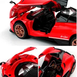 happy chappie 1:32 Scale Die-Cast Metal Pull Back Toy Car with Lights & Sound for Kids image 3