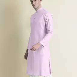 omkar enterprisess Men Cotton Blend Kurta Pyjama Set image 2