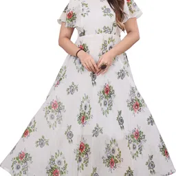 Women Maxi White Knee Length Dress-image-22