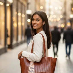 desence Women Tan Tote image 1