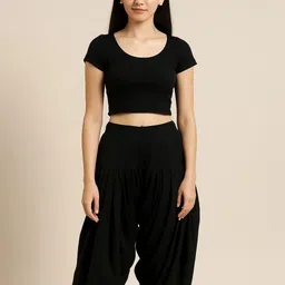 sundar Viscose Rayon Solid Patiala image 5