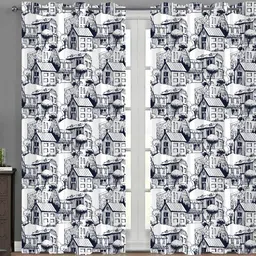 vmd 154 cm (5 ft) Window Polyester Room Darkening Curtain Single Curtain-picture-11