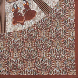 kaany fab Cotton Single Flat 144 TC Jaipuri Prints Bedsheet image 3