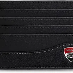 Men Casual Black Genuine Leather Card Holder-image-32