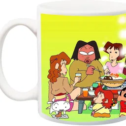 stylotrendz All in One Full Shinchan Characters Printed Ceramic Coffee Mug image 3