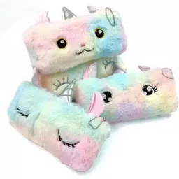 johnnie boy Unicorn Designed Pencil Box Pouch and All Accessories For Kids Unicorn Designed Art Canvas Pencil Box image 3