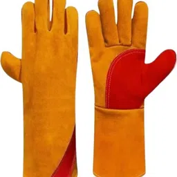 donizard Heavy Duty Durable Heat Resistant Welding Works, ISO Certified, Made in India LeatherSafety Gloves-picture-25