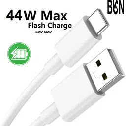 BKN USB Type C Cable 6 A 1 m CERTIFIED 44W FLASH CHARGE DATA CABLE FOR SUPER FAST 100% ORIGNAL 6 A 1 m CERTIFIED 6 AMPERE / 44 WATT VIVO FLASH CHARGE DATA CABLE FOR Vivo iQOO SERIES MOBILE PHONES AND VIVO V19 V20 Se V20 Pro V21 5G X50 X50 Pro X60 X60 Pro Y53S Y73 (White), (1 Metre Cable) Vivo V30/V29/V28/V27/V25/V23e/V23 pro/V21 5G X50 X50 Pro X60 X60 Pro Y53s Y73 (Compatible with VIVO 18 /33W / 44W / 66W FAST CABLE, Authentic 44w Flash Charging (VIVO FLASH CHARGING TECHNOLOGY)-image-29