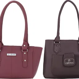 Women Maroon, Brown Shoulder Bag-image-80