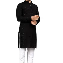 brofun Men Cotton Rayon Kurta Pyjama Set image 4