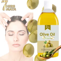 7herbmaya ORGANIC Olive oil jaitun tail Keeps Hair Healthy Hair Oil image 5