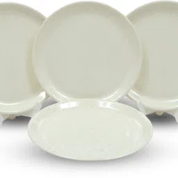 12 Inch Marble Melamine Plate |Set of 4 | For Daily & Party Use Dinner Plate-image-9