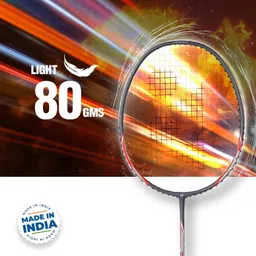 yonex Nanoflare Speed Seven Red Strung Badminton Racquet image 3