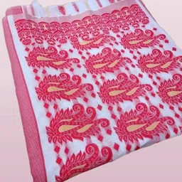 kanokanjoli Woven Jamdani Handloom Cotton Blend Saree-picture-12
