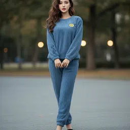bluelock Self Design Women Track Suit-picture-11