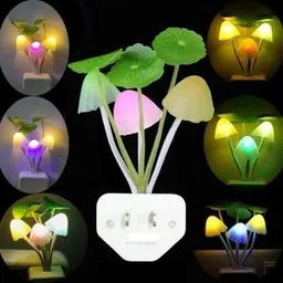 veloura RRZ Colors Changing Sensor LED Mushroom Light Flower Light Night Lamp Night Lamp image 2