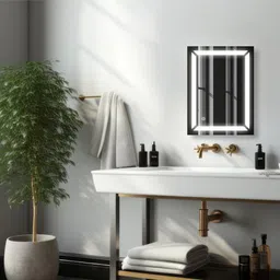 tryotone Wall Led Mirror With Touch Sensor/3 Led Lights 18X24inch Bathroom Mirror-picture-37