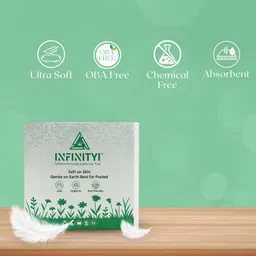 infinityi Tissue papers napkin (PACK OF 5) White Paper Napkins image 4